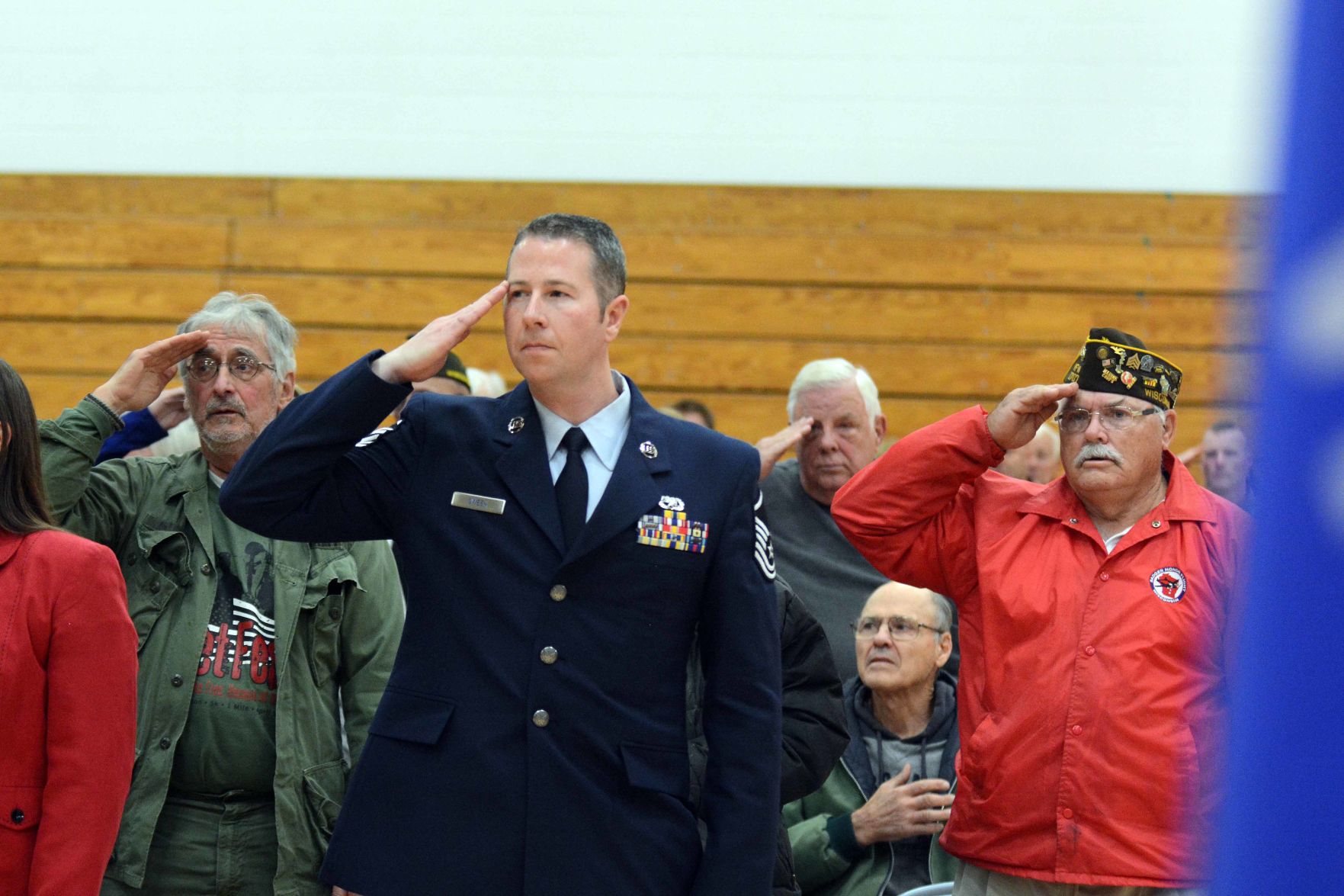 Portage High School Veterans Day ceremony 2019